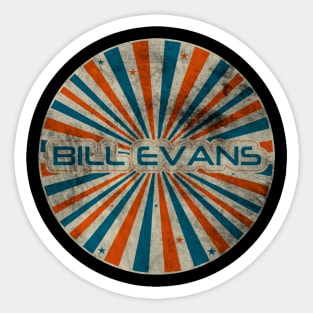 bill evans vintage Sticker